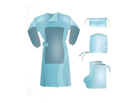 Комплект белья и одежды хирургический КХ-"Гекса"-02 одноразовый, стерильный, Россия (Гекса-нетканые материалы)