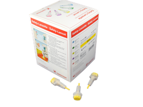 Ланцет атравматический Экстра, игла 18G, глубина прокола 1,8 мм, желтый, 200 шт/упаковка, Германия (Sarstedt AG &Co.) 85.1017