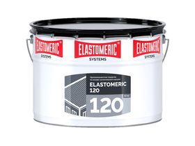 Жидкая наливная кровля, Жидкая резина, Гидроизоляция сложных участков, кровли, балконов, душевых ELASTOMERIC 120 ведро 10 кг, цвет - белый.
