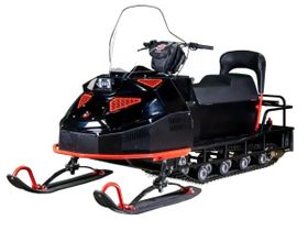 Снегоход БТС 4Т NEW ЛОНГ-ЛЮКС 27 л.с. э/зап , реверс,тормоз,улучшенная подвеска