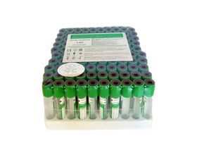 Пробирка вакуумная Apexlab 4 мл, 13*75 мм, для гематологических исследований, с литий-гепарином, зеленая крышка, 100 штук/упаковка, Китай ("Yancheng Huida Medical Instruments Co., Ltd.") HV0091