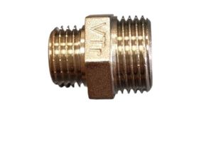 Переходник с цилиндрической резьбой (папа/папа)  (резьба М3/8 - F1/4)