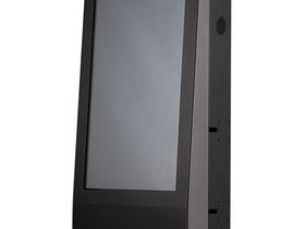 Касса самообслуживания АТОЛ КСО 3215 Pro чёрн (21,5",miniPC:N100, SSD, 8/128GB), без Wi-Fi, c ОС, Frontol,Mindeo, Ind., Кр.пин-пад., Кр.ФР.,УЗО,Розет.