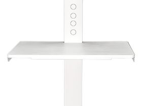 АТОЛ КСО 3212/3322/3215/3245/4210/4271 Напольная стойка универсальная со столешницей, Белая