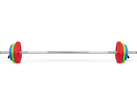 Штанга для аэробики BRONZE GYM БОДИПАМП (гриф, весовые диски 2x1,25 кг, 2x2,5 кг,2x5 кг,пара замков)