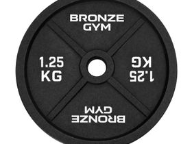 Диск олимпийский BRONZE GYM чугунный 1,25 кг