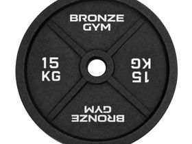 Диск олимпийский BRONZE GYM чугунный 15 кг