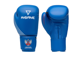 Перчатки боксерские INSANE RBF, синий, 10 oz