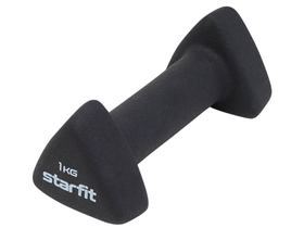 Гантель неопреновая STARFIT DB-205 1 кг, черный