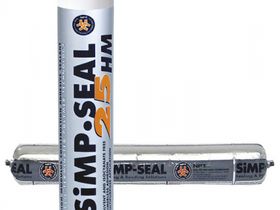 Клей-герметик без растворителей SIMP SEAL 25HM (черный, 290 мл) Италия!