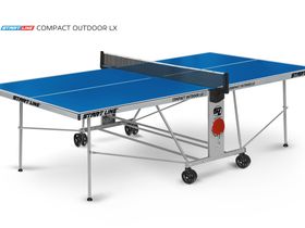 Стол теннисный Start Line Compact-2 LX Всепогодный 6 Синий с сеткой