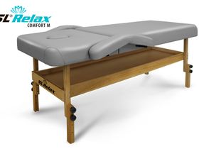 Массажный стол Relax Comfort-М серая кожа (№6)