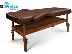 Массажный стол Relax Comfort-М коричневая кожа (№4)