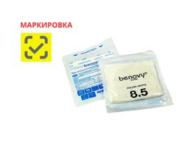 Перчатки латексные хирургические "Benovy" неопудренные текстурированные, стерильные, цвет белый, размер №8,5 (1 пара в индивидуальной упаковке), 50 пар/упаковка, Малайзия ("ТГ Медикал Сдн. Бхд.")