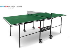 Теннисный стол Start line Olympic Optima Зелёный с сеткой