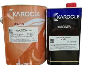 KAROCLE Грунт 3:1 SSU 315 1л. СЕРЫЙ +отв. SCH 31 0,4л (адгезион, мокр-по-мокр)