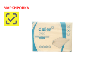 Пеленка впитывающая "Dailee EXTRA" для ухода за лежачими больными, одноразовая,  60*90 см, 30 штук в упаковке, Россия (ООО "Хайджин текнолоджиз")