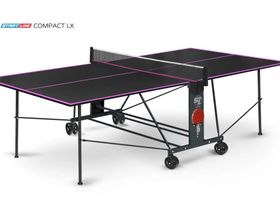 Теннисный стол Start line Compact LX Black с сеткой