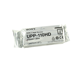 Бумага Sony UPP-110HD для медицинских регистрирующих приборов, 110 мм*20 м (высокоплотная), Япония (Sony Corporation)