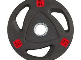 Диск 51 мм. NEO обрезиненный с 3-мя хватами 10 кг, VictoryFit VF-ST51100