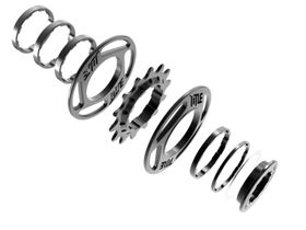 Звезда Title Single Speed Kit. 13Т (чёрный)