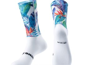 Велосипедные компрессионные носки ROCKBROS YDWZ002. Белый лес (L)