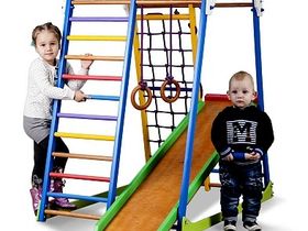 Детский спортивный комплекс "Адмирал". Натуральное дерево.