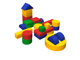 Мягкий спортивный модуль "Космолет"