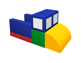 Мягкий игровой комплекс «Самосвал»