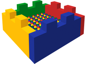 Сухой бассейн с шариками «Форт»