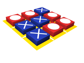 Развивающий мягкий модуль «Крестики-нолики»