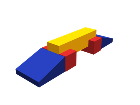 Мягкий спортивный модуль «Мост»
