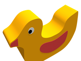 Контурная игрушка «Утёнок»