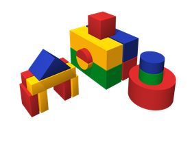 Мягкий конструктор «Домик»